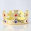 Coronas reales con joyas suaves - para ni?os y adultos, accesorios para fiestas de cumplea?os y disfraces