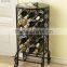 15 Bottle glass wine rack storage side accent table                        
                                                Quality Choice