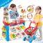 Kids Favor Dessert Shop Market With Shopping Cart Toy Set
