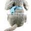 12" Sitting High Plush Grey Elephant Sound Toy/Stuffed Elephant with Soft Music/Musical Toy Soft Elephant Operated by Battery
