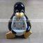 hot sell beautiful penguin design for ceramic table clock,ceramic wall clock