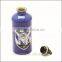 Wholesale good price best quality blue water bottle with a bulldog logo