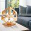 modern  italia wood table lamp