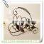 KZ9-60012 Bottle Frame, Wrought Iron Creative Sunflower Wine Rack Table Decoration