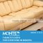 new model italy yellow leather sofa