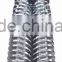Twin conical screw and barrel