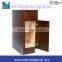 Cherry Mahogany Brown Saddle Base Kitchen Cabinet, 12"x34.5"x24"