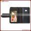 for htc one m7 flip case, Lychee PU leather wallet case for htc one m7