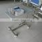 Stainless steel medical bedside table lifting table table table table ABS mobile nursing