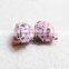 Summer Floral Printed Hair Bows,Puff Bows Clips for Girls Quality Choice