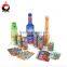 Heat shrink wrap package sleeve PVC film for beverage bottle packaging