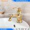 Beelee BL0405G Fashion Teapot Basin Mixer, Single Handle Bathroom Golden Faucet