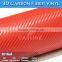 3D Red Stretch Carbon Fiber Sticker Design for Motorcycle 1.52x30M