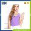 New Model Fashion Candy Color Chiffon Sleeveless Shirt For Women