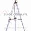 Classic Printing Silk Shade Tripod Wood Floor Lamp F013