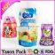 YASON stand up spout packaging pouch transparent reusable baby food pouch with spout stand up pouch with corner spout for tomato