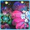 Hot Sale Polyester cotton Satin Digital printing Fabric for garment