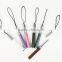 High quality heavy promotional keychain metal ball pen with rope