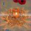 Romantic Wedding home decorative lotus flower shaped glass holder                        
                                                Quality Choice