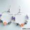 Durable new products cross hoop earring