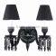 European Luxury Baccarat Style Crystal stairs Chandelier Pendant Lighting for Hotel /Villa