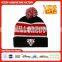 custom knitted pom beanie hat