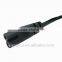 UL 2 pin power cord flat pin india power cable wire copper