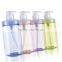 NEW 600ml round Plastic Lotion Pump Bottle Transparent Shower Gel/Shampoo Refillable Bottles Empty Container cap sprayer