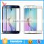 3D Silk Print Multi-color Full Cover Tempered Glass Screen Protector For Samsung S6 edge
