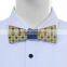 printing checks wood bow tie with laser logo