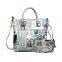  China supplier fancy printing pattern style cheap pu handbag for ladies