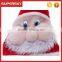 V-240 customized christmas santa claus hat polar fleece christmas ornament gift