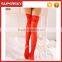 K-851 Jacquard Sexy Women Mesh Long Socks Thigh High Silk Stocking With Lace Top