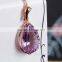 hot sale jewellery set 18K gold plated 925 sterling silver precious natural Amethyst Pendant Necklace Factory wholesale