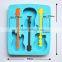 100% food grade FDA standard fashion cool style guitar ice cube mold