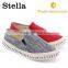 new model casual rubber sole woven cotton welt men loafer canvas shoes
