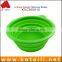 Good quality silicone folding washing up bowl, microwave safe silicone bowls