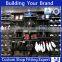 super u shopfitting,store display fixtures for footwearwall,mounted metal shoe rack