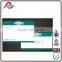 Custom printed fancy envelope with company logo and website