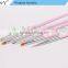 ANY Nail Art Beauty Care 5PCS Pink Wood Handle Nail Design Nail Art Wholesale Brush Set