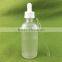 30ml 50ml 60ml 100ml 120ml clear frosted glass dropper bottle with pump cap for cosmetic oil packing                        
                                                                                Supplier's Choice