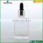 Square dropper glass bottle for essential oil amber glass bottle