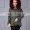 Short Wine Fox Fur Lined With Raccoon Fur Collar Trim Hooded Parka Coat Supplier's Choice
