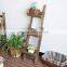 Flower potted plant rack reinforced durable wooden garden flower shelf rack