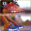 halloween New Kids Fashion LED Light Shoes PU Leather Casual Boy&Girl Toddler Shoes Luminous Antiskid Bottom Children Sneakers /