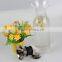 China Manufacturer Promotion Gift Large Infuser Clear Borosilicate Glass Pitcher Glass Carafe With Portable Stainless Steel Lid