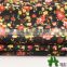 Shaoxing floral print fancy knitted 180gsm 100% polyester lycra fabric