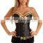 Top Selling black Overbust corset as seen on tv