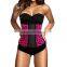 Classic Latex Waist Cincher Firm Compression Underbust Shapewear with steel boned