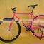 Black fixed gear bike and colorful fixie rims for fixie customizer